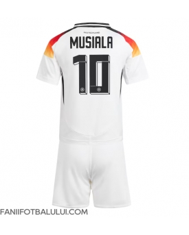 Germania Jamal Musiala #10 Echipament de Fotbal Replică European 2024 Copii Acasa (+ Șorturi)